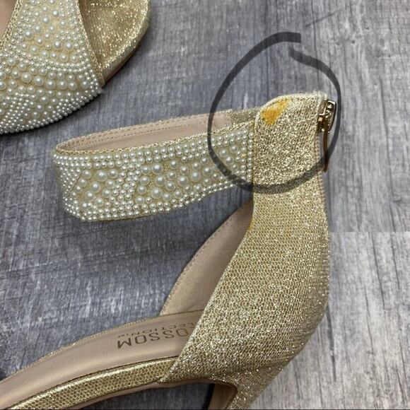 De Blossom Collection Isabella Pearl Heels Size 10 - Picture 10 of 12